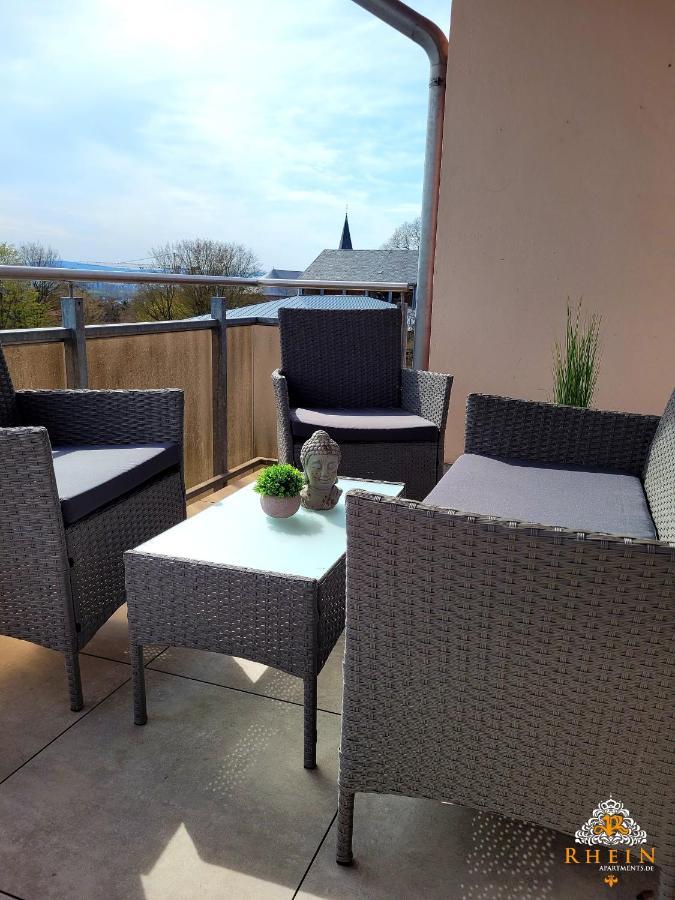 Top Modernes Rhein Apartment Vallendar Mit Balkon Luaran gambar
